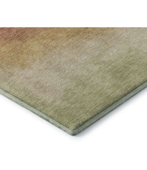 Addison Mayfield Orange AMF2012 - 8ft. Round Rug