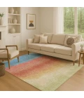 Addison Mayfield Orange AMF2012 - 8ft. Round Rug