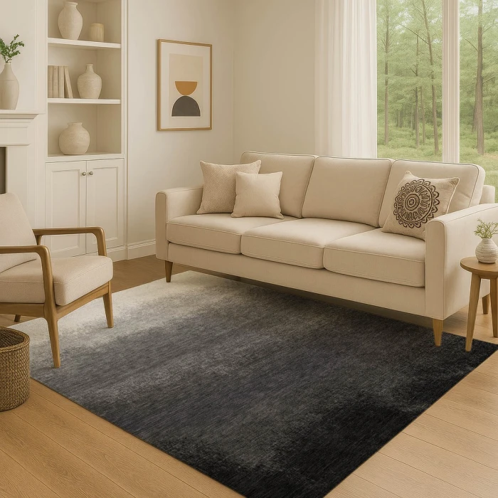 Addison Mayfield Gray AMF2012 - 8ft. Round Rug