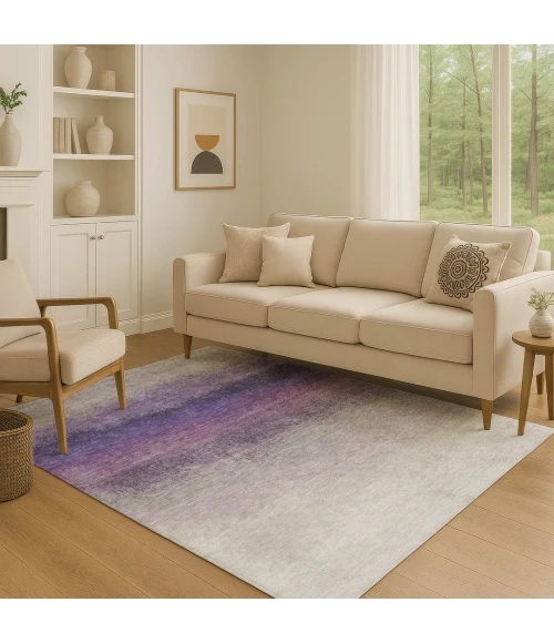 Addison Mayfield Purple AMF2012 5ft. x 7ft. 6in. Rect. Rug