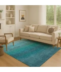 Addison Mayfield Teal AMF2012 5ft. x 7ft. 6in. Rect. Rug
