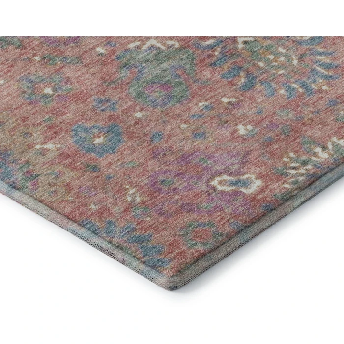 Addison Mayfield Orange AMF2013 - 8ft. Round Rug