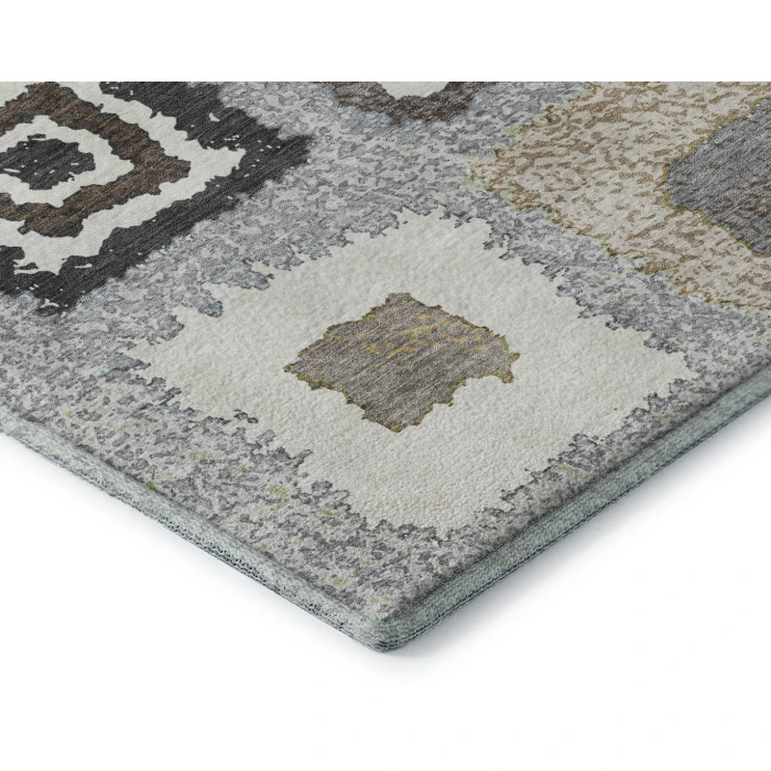 Addison Mayfield Gray AMF2014 - 8ft. Round Rug