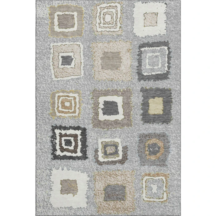 Addison Mayfield Gray AMF2014 - 8ft. Round Rug