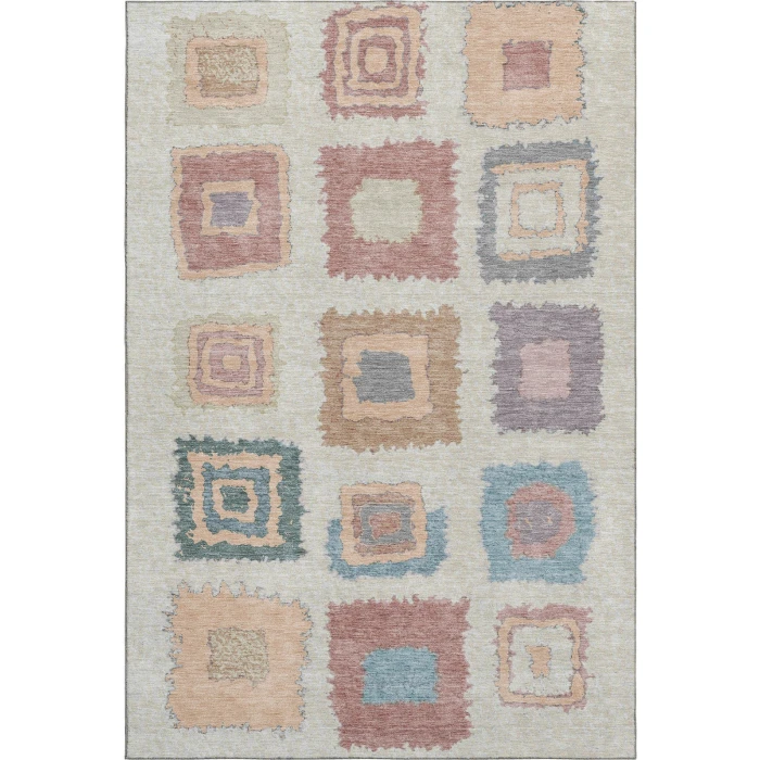 Addison Mayfield Orange AMF2014 - 8ft. Round Rug