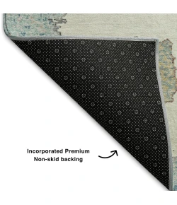 Addison Mayfield Teal AMF2014 - 8ft. Round Rug