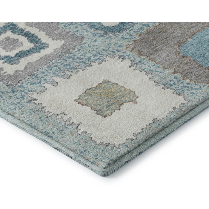 Addison Mayfield Teal AMF2014 - 8ft. Round Rug