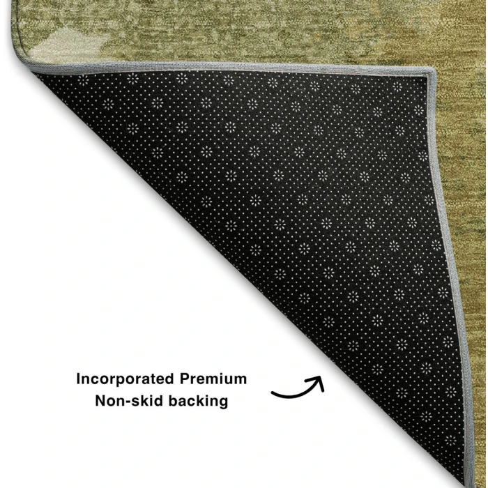 Addison Mayfield Green AMF2015 - 8ft. Round Rug