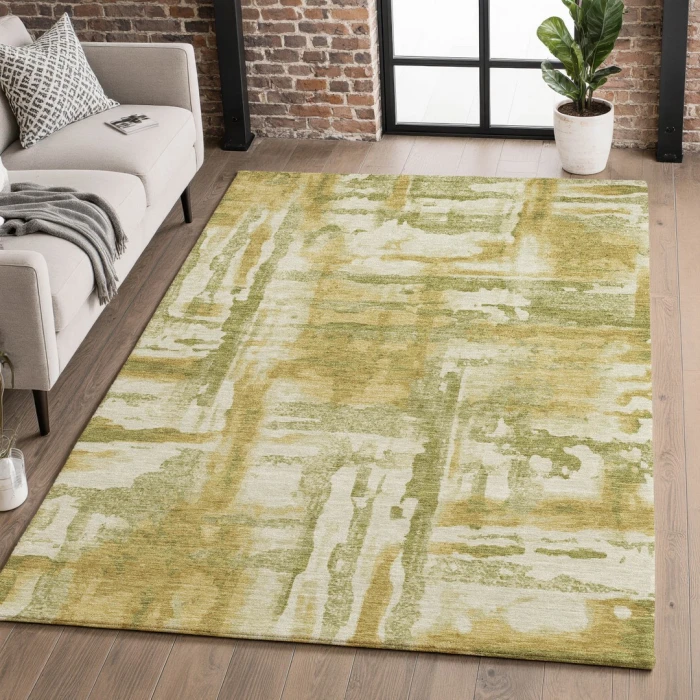 Addison Mayfield Green AMF2015 - 8ft. Round Rug