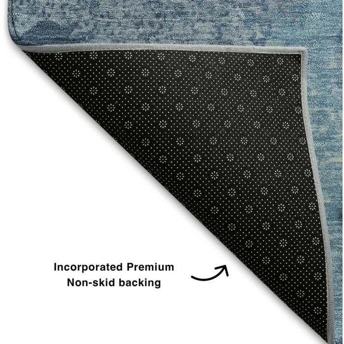 Addison Mayfield Blue AMF2015 - 8ft. Round Rug