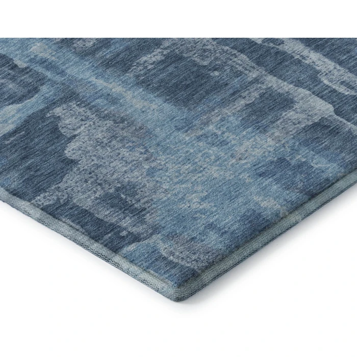 Addison Mayfield Blue AMF2015 - 8ft. Round Rug