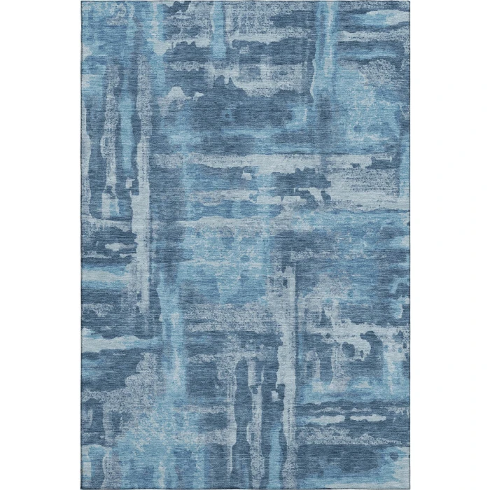 Addison Mayfield Blue AMF2015 - 8ft. Round Rug