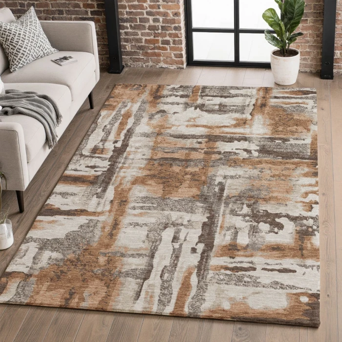 Addison Mayfield Orange AMF2015 5ft. x 7ft. 6in. Rect. Rug