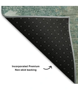 Addison Mayfield Teal AMF2015 5ft. x 7ft. 6in. Rect. Rug