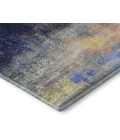 Addison Mayfield Blue AMF2016 - 8ft. Round Rug