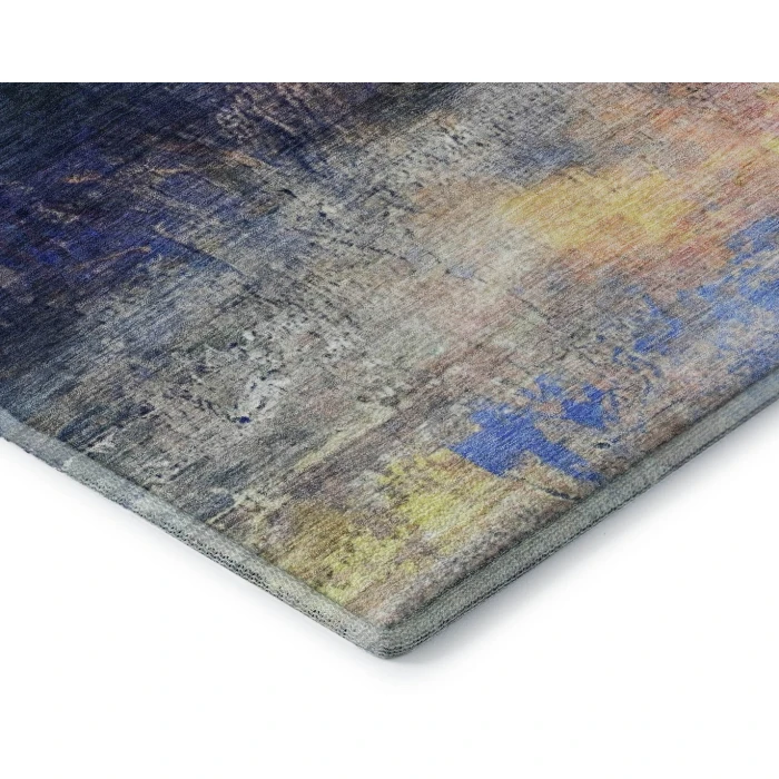 Addison Mayfield Blue AMF2016 - 8ft. Round Rug