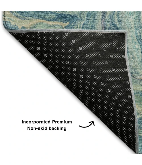 Addison Mayfield Teal AMF2017 2ft. 3in. x 7ft. 6in. Rect. Rug