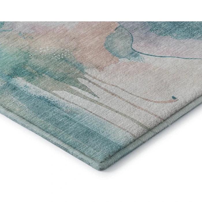 Addison Mayfield Teal AMF2019 2ft. 3in. x 7ft. 6in. Rect. Rug