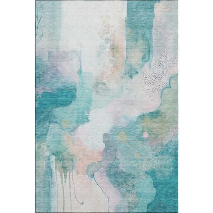 Addison Mayfield Teal AMF2019 2ft. 3in. x 7ft. 6in. Rect. Rug