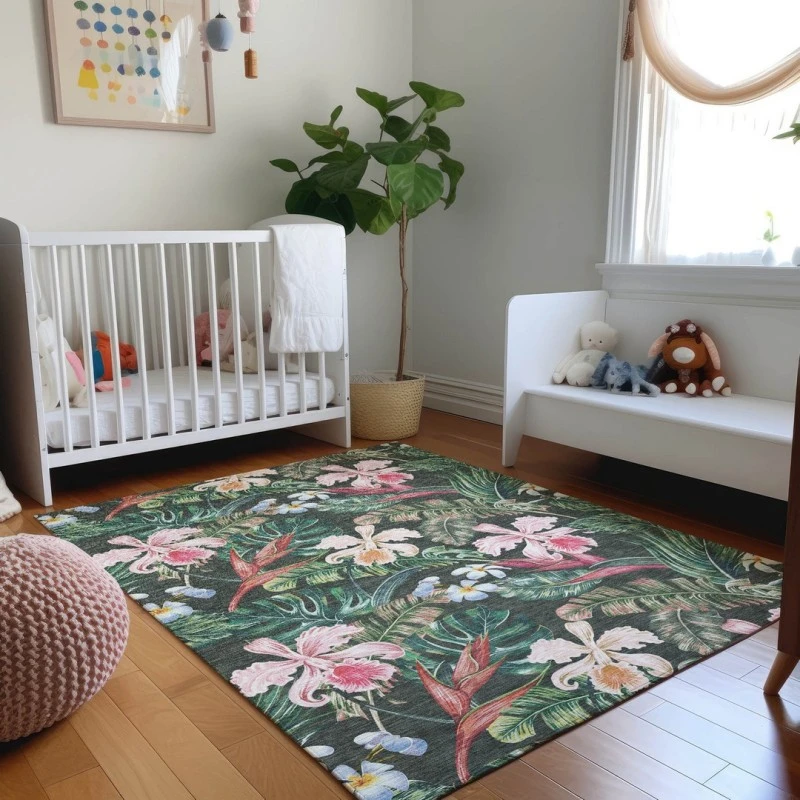Addison Mayfield Black AMF201 9ft. x 12ft. Rect. Rug