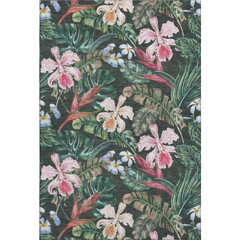 Addison Mayfield Black AMF201 9ft. x 12ft. Rect. Rug