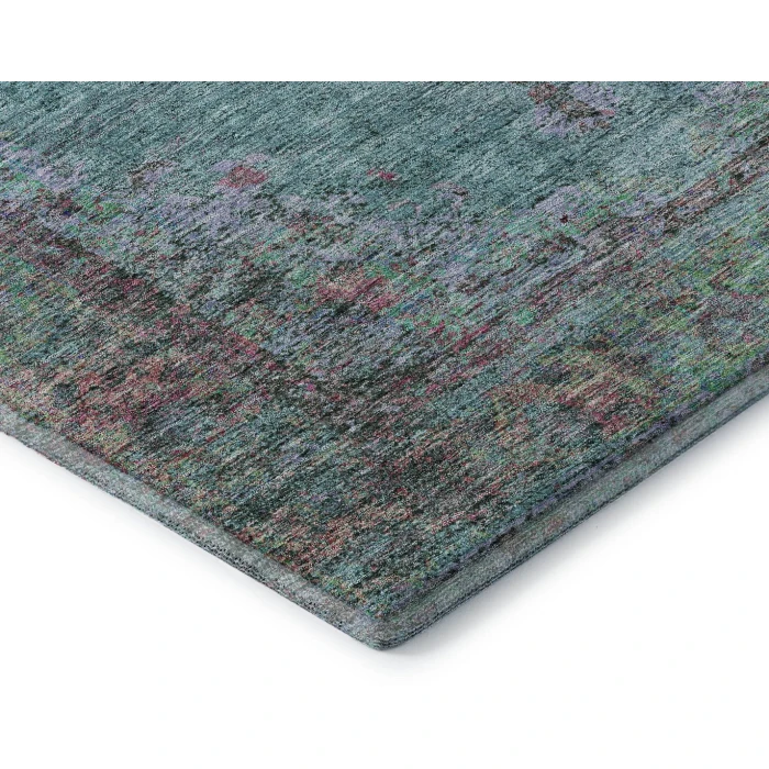 Addison Mayfield Teal AMF2021 2ft. 3in. x 7ft. 6in. Rect. Rug