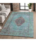 Addison Mayfield Teal AMF2021 2ft. 3in. x 7ft. 6in. Rect. Rug