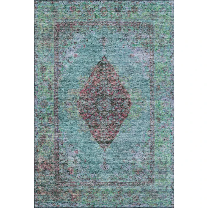 Addison Mayfield Teal AMF2021 2ft. 3in. x 7ft. 6in. Rect. Rug