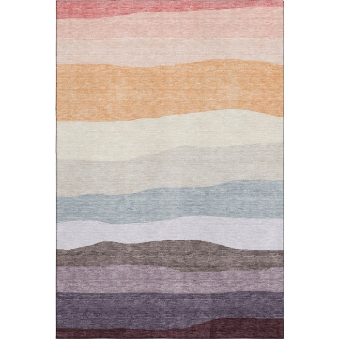 Addison Mayfield Orange AMF2023 - 8ft. Round Rug