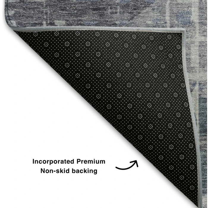 Addison Mayfield Blue AMF2026 - 8ft. Round Rug