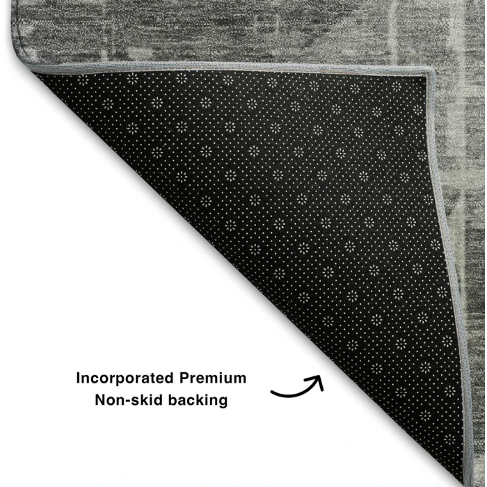 Addison Mayfield Gray AMF2026 - 8ft. Round Rug