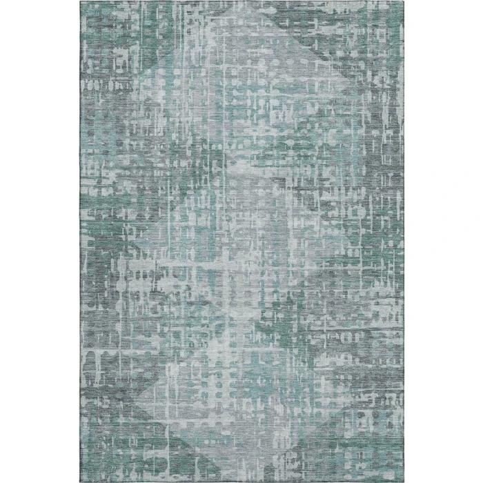 Addison Mayfield Teal AMF2026 - 8ft. Round Rug