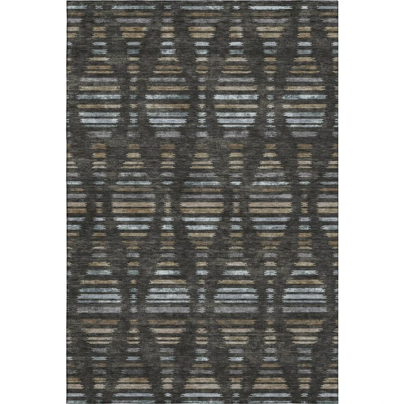 Addison Mayfield Brown AMF2027 - 8ft. Round Rug