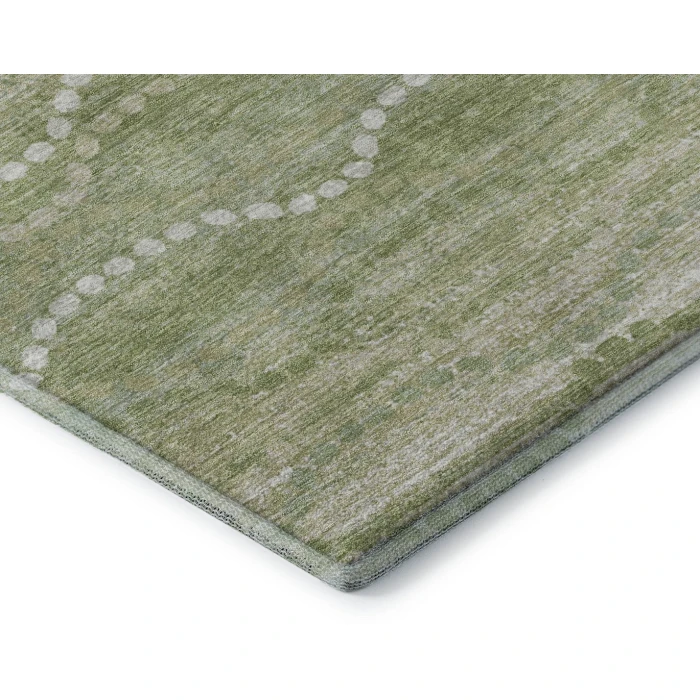 Addison Mayfield Green AMF2030 - 8ft. Round Rug
