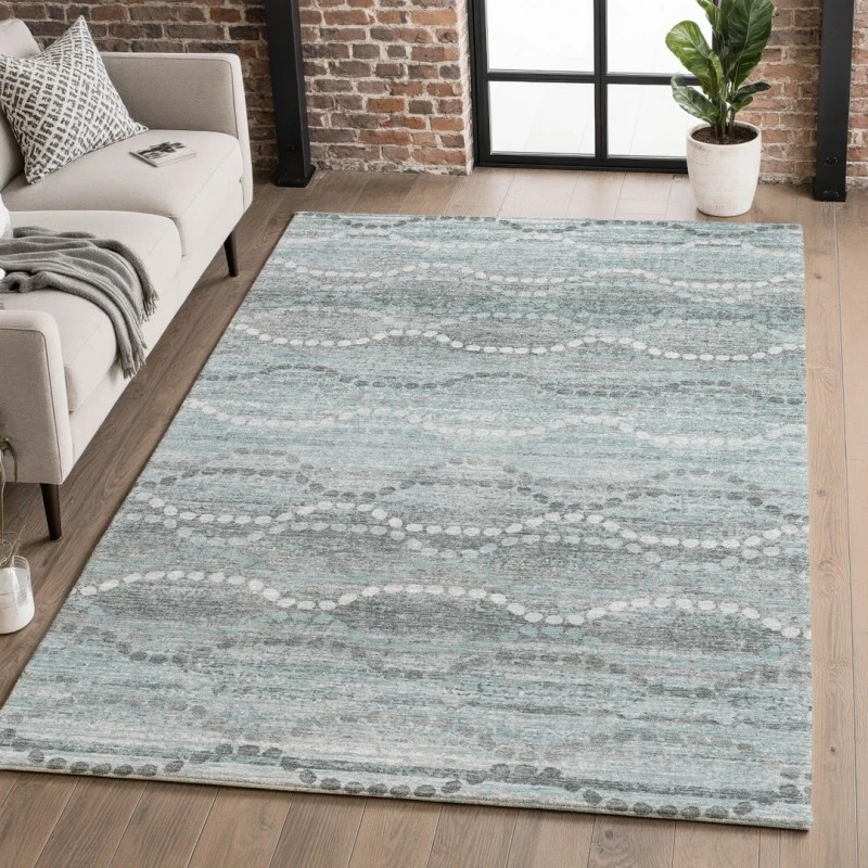 Addison Mayfield Teal AMF2030 8ft. x 10ft. Rect. Rug