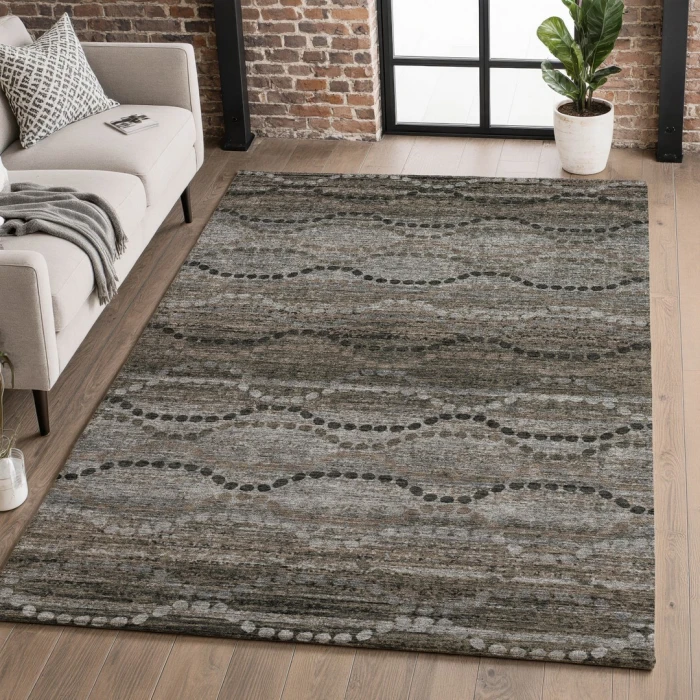 Addison Mayfield Brown AMF2031 2ft. 3in. x 7ft. 6in. Rect. Rug