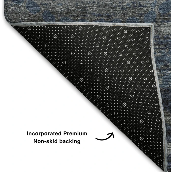 Addison Mayfield Blue AMF2031 - 8ft. Round Rug