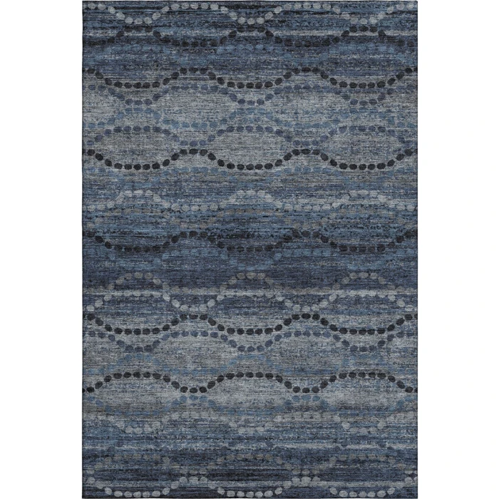 Addison Mayfield Blue AMF2031 - 8ft. Round Rug