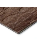 Addison Mayfield Orange AMF2031 - 8ft. Round Rug