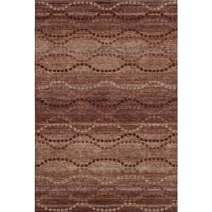Addison Mayfield Orange AMF2031 - 8ft. Round Rug
