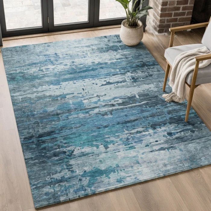Addison Mayfield Blue AMF2034 8ft. x 10ft. Rect. Rug