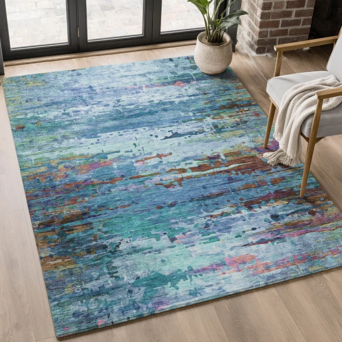 Addison Mayfield Blue AMF2035 2ft. 3in. x 7ft. 6in. Rect. Rug