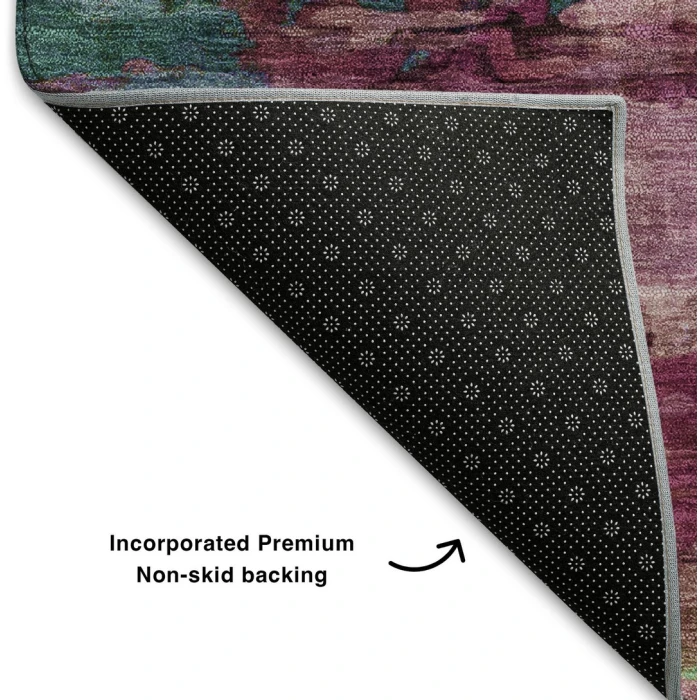 Addison Mayfield Pink AMF2035 - 8ft. Round Rug