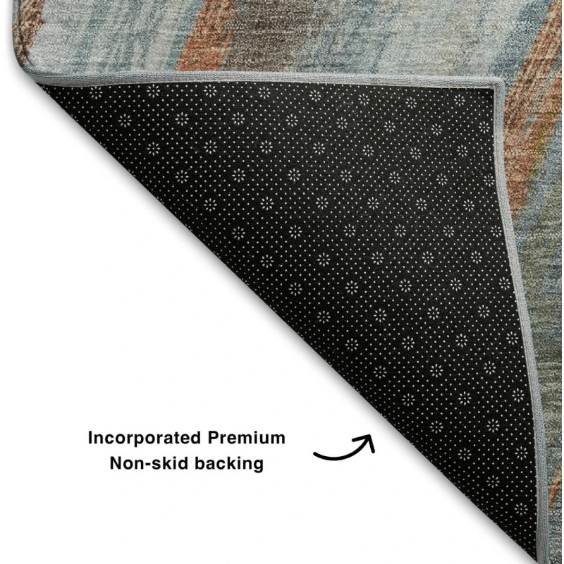 Addison Mayfield Blue AMF2036 - 8ft. Round Rug
