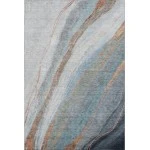 Addison Mayfield Blue AMF2036 - 8ft. Round Rug