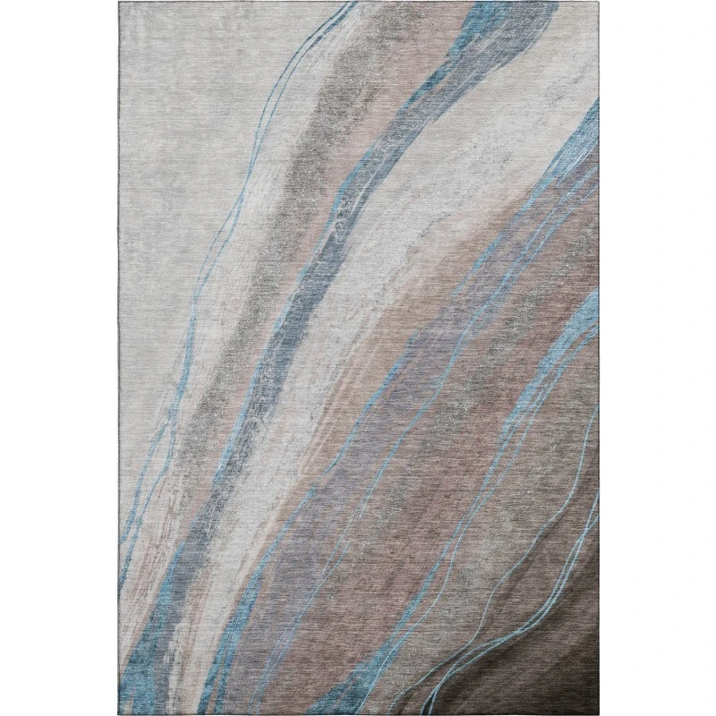Addison Mayfield Brown AMF2036 - 8ft. Round Rug
