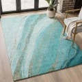 Addison Mayfield Teal AMF2036 8ft. x 10ft. Rect. Rug