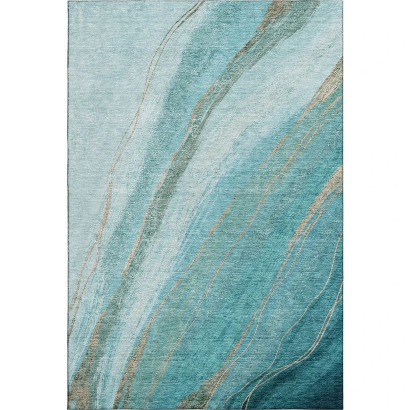 Addison Mayfield Teal AMF2036 8ft. x 10ft. Rect. Rug