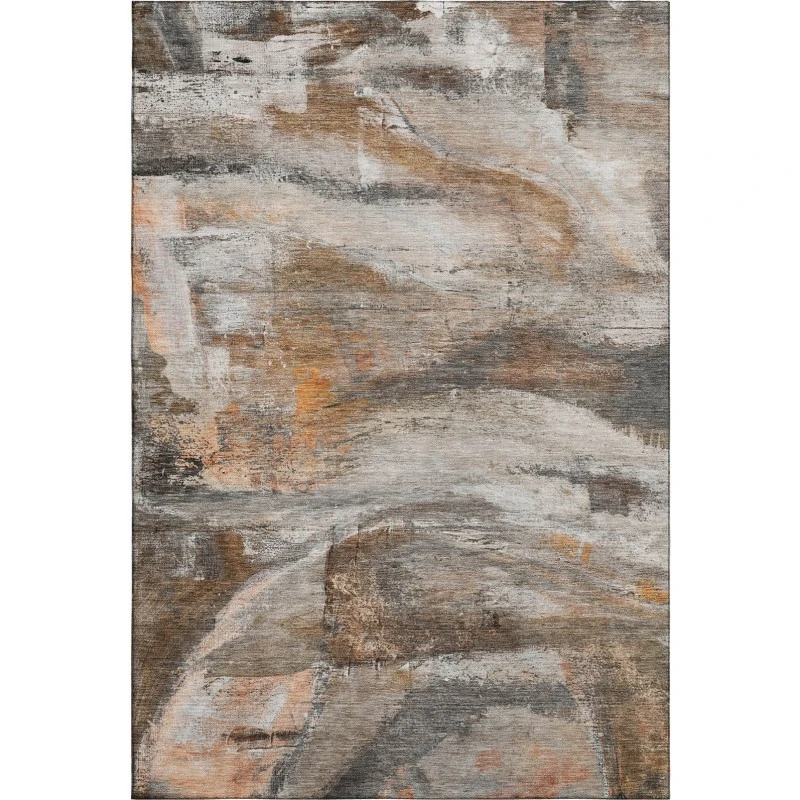 Addison Mayfield Brown AMF2039 - 8ft. Round Rug