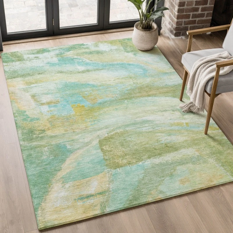 Addison Mayfield Green AMF2039 - 8ft. Round Rug